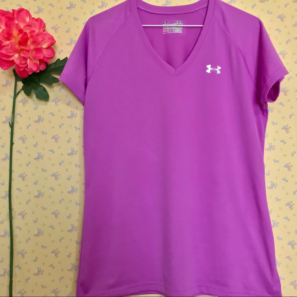 Under Amour Purple Shirt Size M